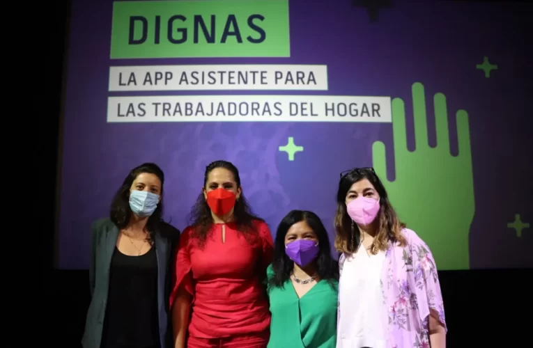 Dignas, un app y asistente virtual para personas trabajadoras del hogar