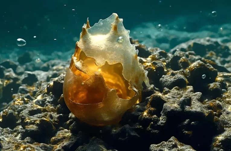 ¿Es extraterrestre? Hallan misterioso huevo dorado en el fondo del océano en Alaska